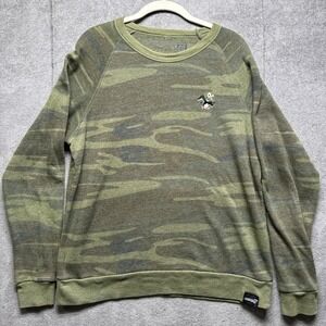 Super7‎ Camo Sweatshirt Medium Duck Hunt Green Gamer Retro 80s Nintendo
